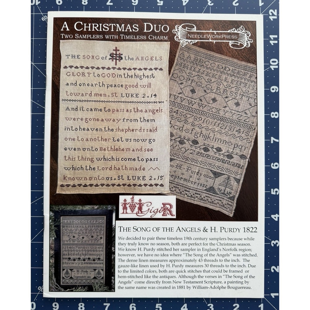 A Christmas Duo Cross Stitch Pattern By NeedleWorkPress